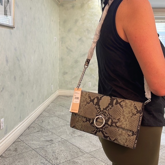 Rebecca Minkoff crocodile leather clutch - Picture 9 of 9